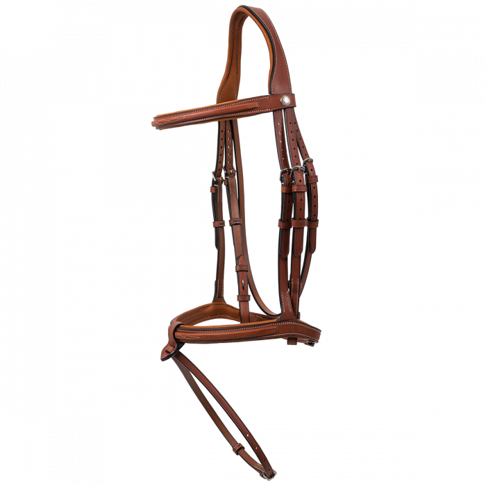 Combined noseband sports bridle